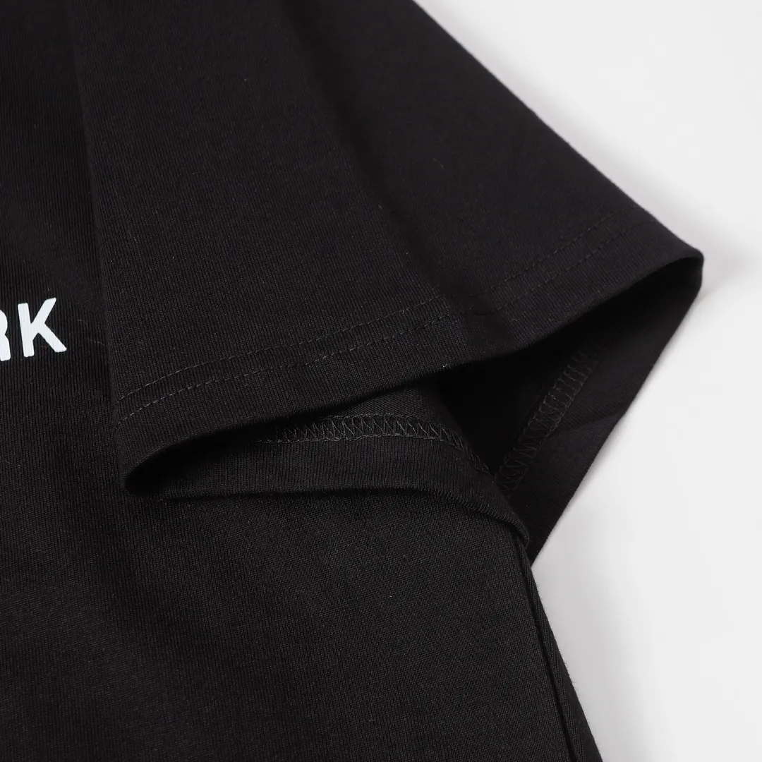 DENIM TEARS kapok new short-sleeved model number: 3288P110 color: black white code number: S M L XL